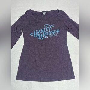 Women’s Harley Davidson of Madison long sleeve shirt size medium.
